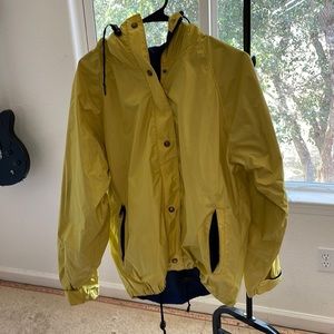 Large Yellow thick windbreaker